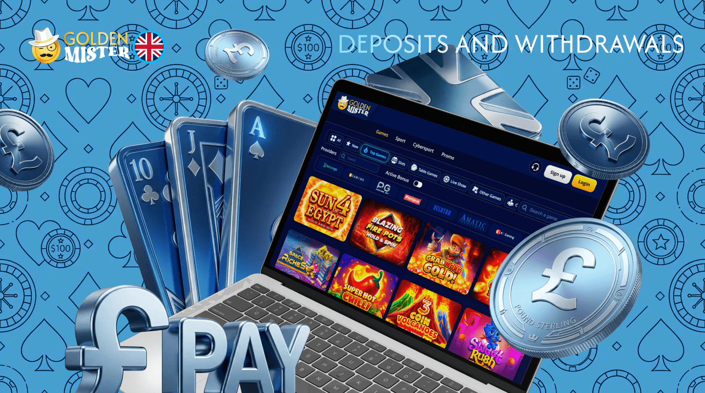 Golden Mister Casino offers convenient payment methods for the UK