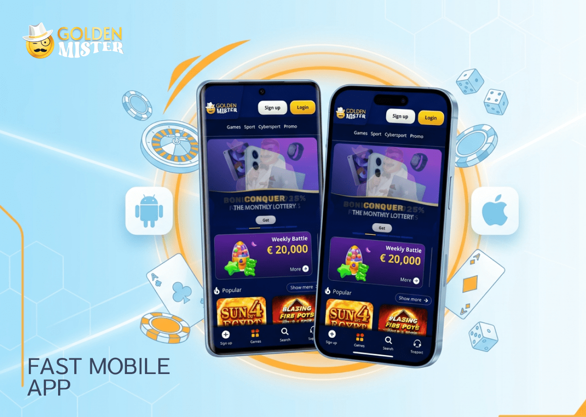 Use the Golden Mister casino app in the UK
