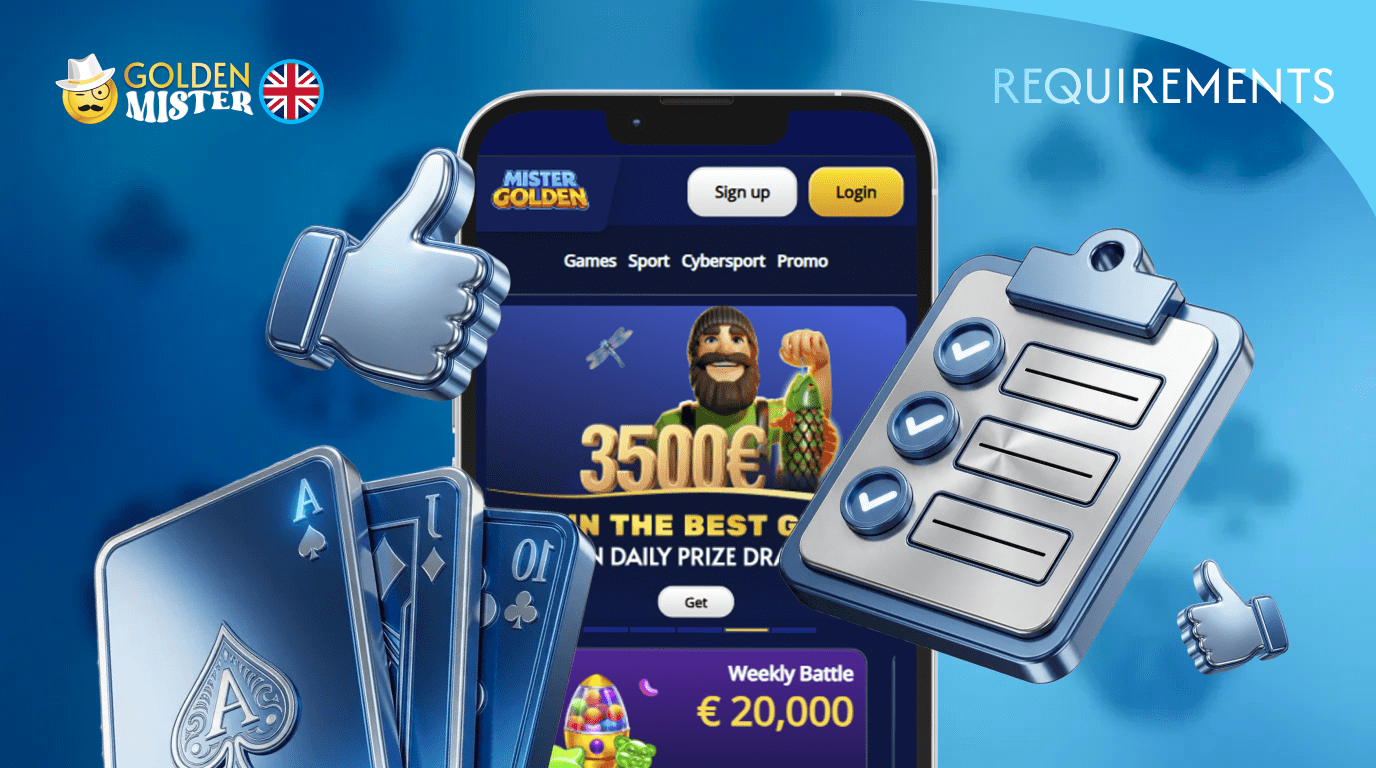 There are recommendations for registering with Golden Mister UK