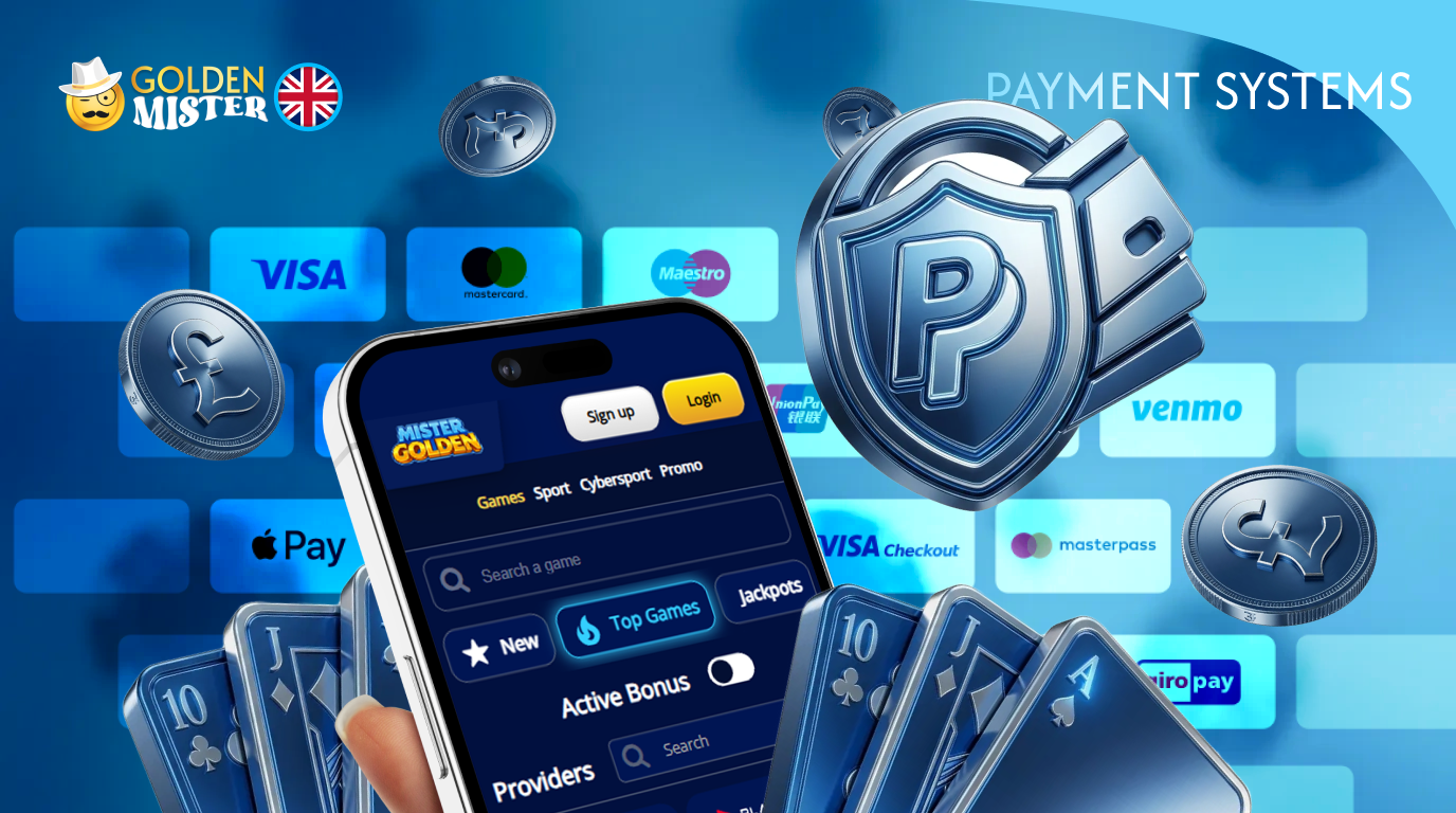 Golden Mister Casino offers various payment methods in the UK
